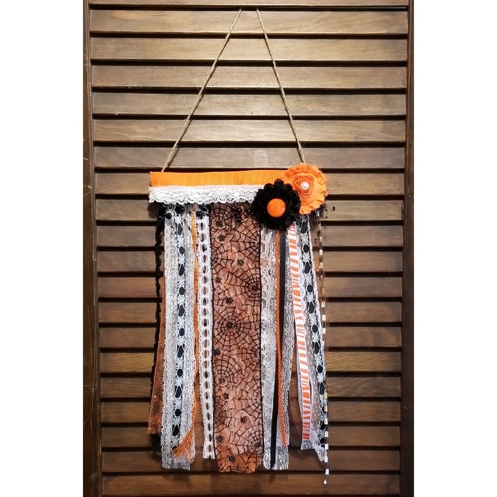 NWT Halloween Decor Spider Decor Wall Decor Flag